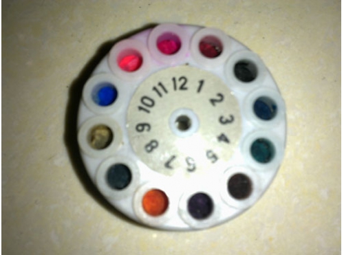 記錄儀打點(diǎn)12點(diǎn)墨水